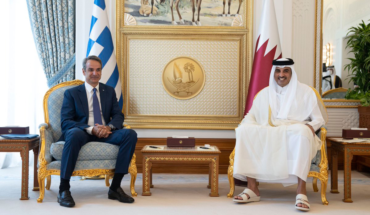Amir and Greek Prime Minister